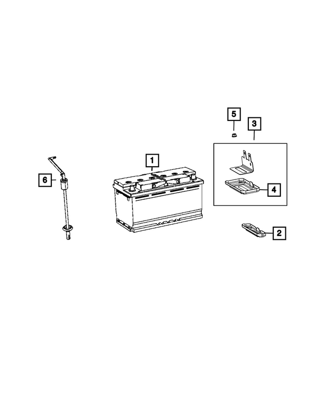 BLH8A001AA - Electrical: Storage Battery for Mopar Image image