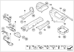 51487511704 - Vehicle Trim: Exhaust Manifold Thermal Insulation for Mini Image