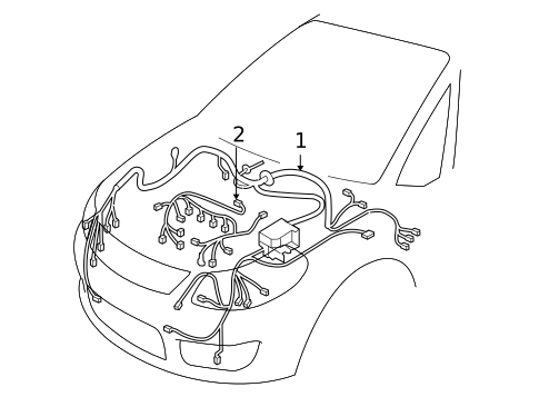 Wiring Harness for 2011 Suzuki SX4 #0