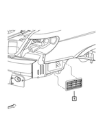 5058636AA - Body Sheet Metal Except Doors: Bodyside Aperture Exhauster for Mopar Image