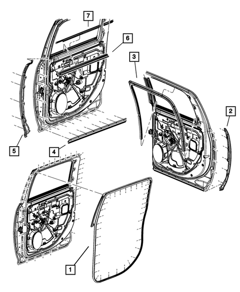 Weatherstrips and Seals for 2016 Ram 1500 #0