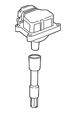 12137599219 - Electrical: Coil Assembly for BMW: 318i, 318is, 323Ci, 323i, 323is, 325Ci, 325i, 325xi, 328Ci, 328i, 328is, 330Ci, 330i, 330xi, 525i, 528i, 530i, 540i, 740i, 740iL, 750iL, 840Ci, 850Ci, M3, M5, X5, Z3, Z8 Image