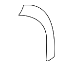 T4A38589 - : Wheel Opening Molding for Jaguar Image