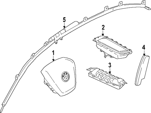 Air Bag Components for 2025 BMW 540i xDrive #0