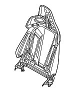 52108067466 - Body: Seat Back Frame for BMW Image