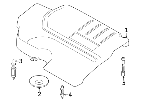Engine Appearance Cover for 2020 Jaguar E-Pace #0