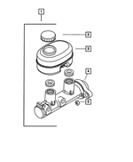 5017577AA - : Brake Master Cylinder Reservoir for Mopar Image