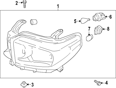 Bulbs - Chassis for 2021 Toyota Tundra #4