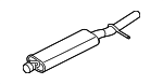 5F9Z5230AB - Exhaust: Rear Muffler for FORD Image
