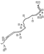 68040503AA - Air Conditioners and Heaters: Clip for Dodge: Journey Image