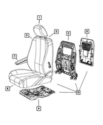 1NT321K5AA - : Front Seat Back Panel for Mopar Image