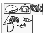 8791024270E0 - : Mirror Assembly for Lexus: SC430 Image