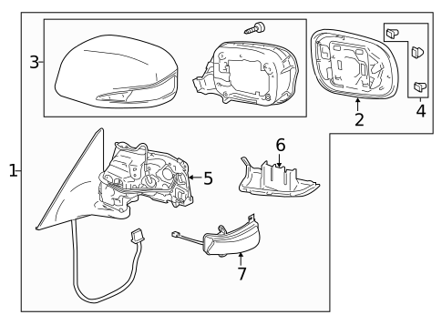 Outside Mirrors for 2009 Lexus SC430 #0