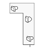 879173A060 - Body: Outer Cover Retainer Clip for Lexus: GS450h, SC430 Image