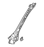 KMV67024X - Body: Windshield Pillar Reinforced for Mazda Image