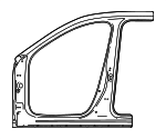 KMY670221 - Body: Hinge Pillar for Mazda Image