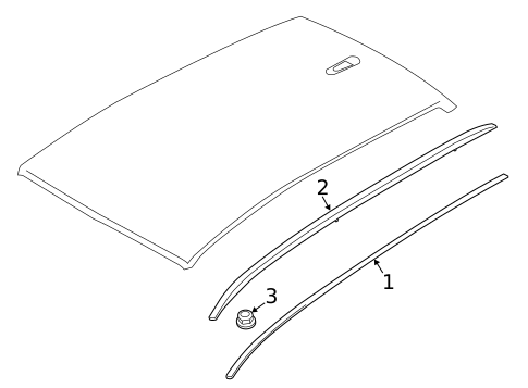 Exterior Trim - Roof for 2014 BMW 328d xDrive #0