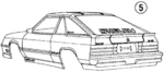 4411654 - Body: Stripe Tape for Dodge: Charger Image