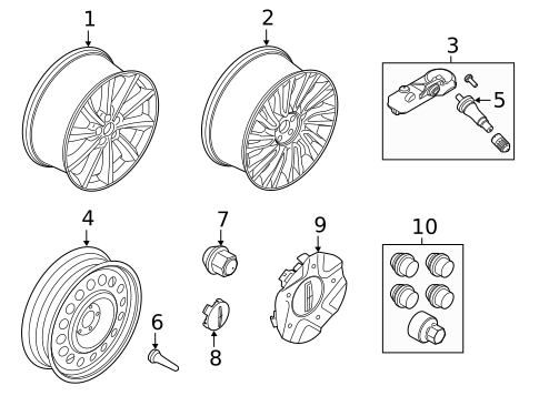 Wheel for 2025 Lincoln Corsair #0