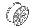 LJ7Z1007D - : Wheel, Alloy for Ford Image