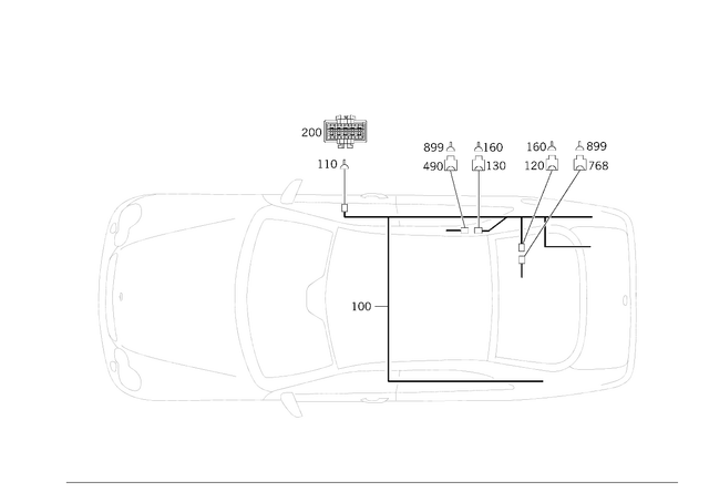 135451426 - Electrical System: Contact Spring for Mercedes-Benz Image image