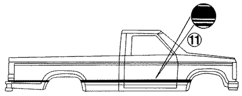 Stripe Tape for 1991 Ford Ranger #5