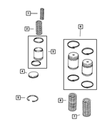4567575 - Automatic Transaxle 4 Speed: Accumulator Spring for Mopar Image