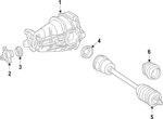 2123500145 - : Companion Flange for Mercedes-Benz Image