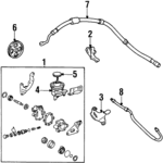 4432016310 - Steering: Power Steering Pump for Toyota: Paseo, Tercel Image