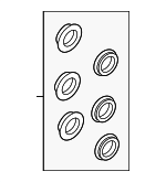 9P1698671D - Brakes: Repair Kit for Porsche Image