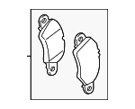 9GT698151AA - Brakes: Brake Pads for Porsche Image