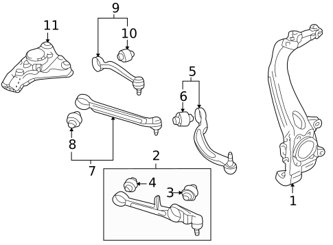 Suspension Components for 2005 Audi A4 #1