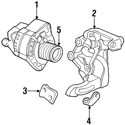 Alternator for 1994 Honda Prelude #1