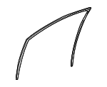 6815148080 - Body: Run Weather-Strip for Lexus: RX350L, RX450hL Image