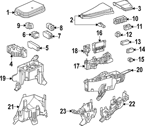 Fuse & Relay for 2025 Lexus RX350h #0