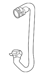 31368678 - Cooling System: Inlet Tube for Volvo: S60, S60 Cross Country, S80, V60, V60 Cross Country, XC60, XC70 Image