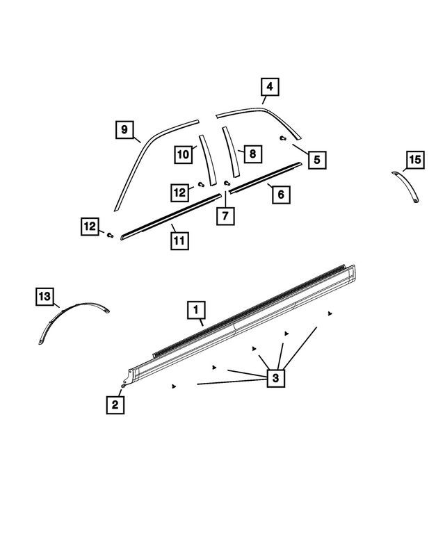 6509579AA - Exterior Ornamentation: Large Round Washer Head Screw for Mopar Image