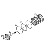 5127485AA - Automatic Transmission Multi-Speed: Underdrive Clutch Hub And Shaft for Mopar Image