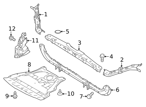 Radiator Support for 2021 Nissan Qashqai #0