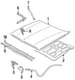 25536105 - Body: Insulator for Cadillac: 60 Special, DeVille, Fleetwood Image