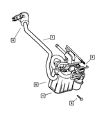 4891428AC - Emission Systems: Vapor Canister for Chrysler: 300M, Concorde | Dodge: Intrepid Image
