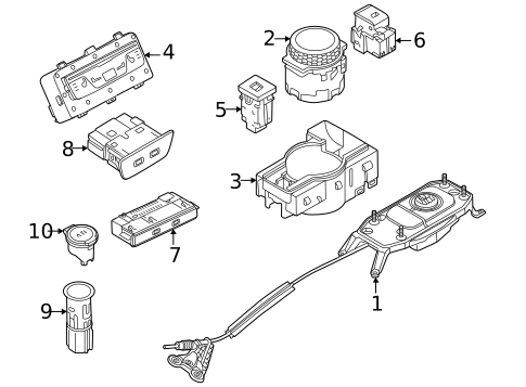 Switches, Solenoids & Actuators for 2025 Volkswagen Tiguan #0
