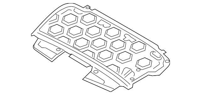 GD9Z-16738-A - Hood Insulation Pad 2017-2020 Lincoln Continental | Big ...