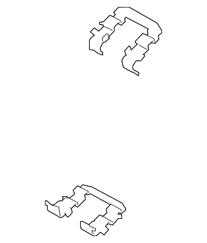 581443Q100 - : Disc Brake Pad Retaining Clip for Kia: Optima Image