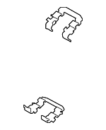 581442M000 - : Disc Brake Pad Retaining Clip for Kia Image