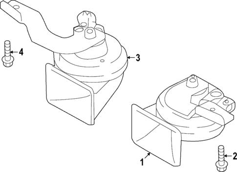Horn for 2024 Hyundai Ioniq 5 #0