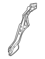 41219498429 - Body: Lock Pillar Reinforced for BMW Image