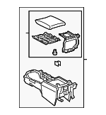 588105021009 - Body: Center Console for Lexus: LS460, LS600h Image