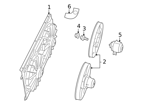 Cooling Fan for 2015 Jeep Compass #0