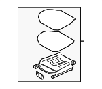 88200J9600SKN - : Cushion Assembly for Hyundai: Kona Image